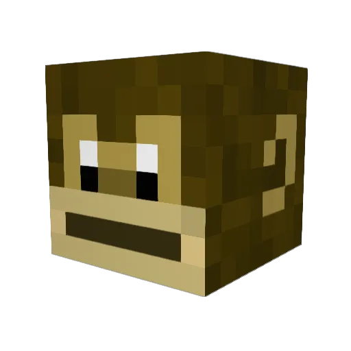 SlimReaper74 Minecraft avatar head, 3D render
