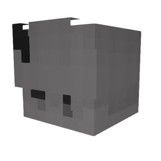 SlimShady637 Minecraft avatar head, 3D render