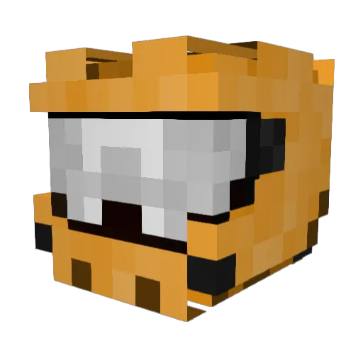 SlimSteve Minecraft avatar head, 3D render