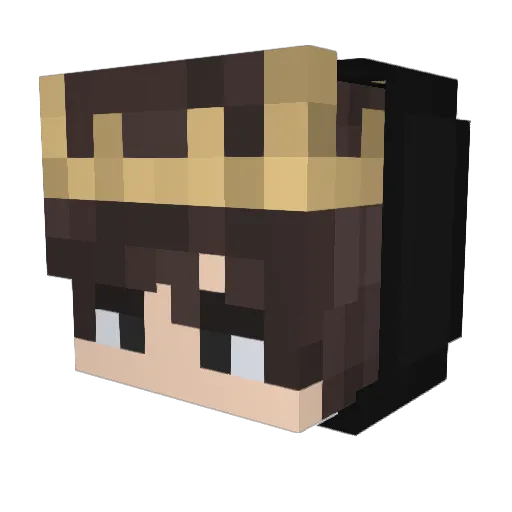 SlimTheWiz Minecraft avatar head, 3D render