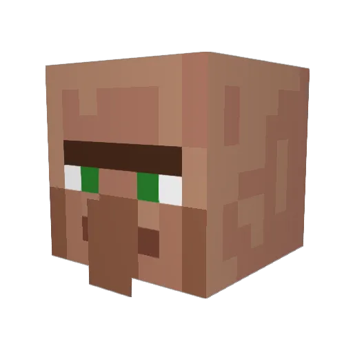 SlimThickin Minecraft avatar head, 3D render