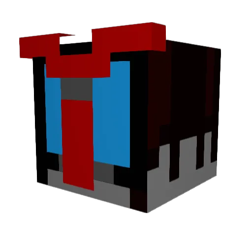 SlimViMa Minecraft avatar head, 3D render