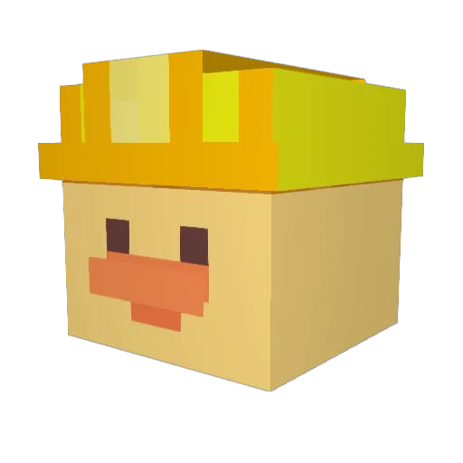 Slim_Nils Minecraft avatar head, 3D render