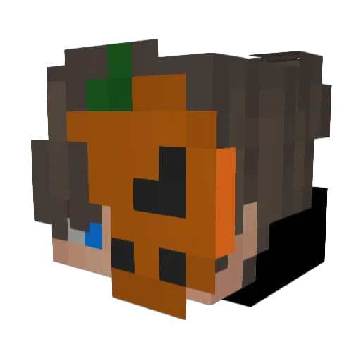 Slime1303 Minecraft avatar head, 3D render