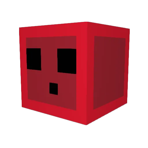 SlimeBro Minecraft avatar head, 3D render