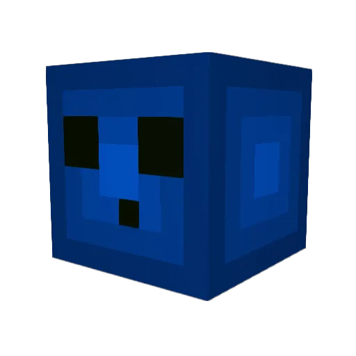 SlimeCraftiHD Minecraft avatar head, 3D render