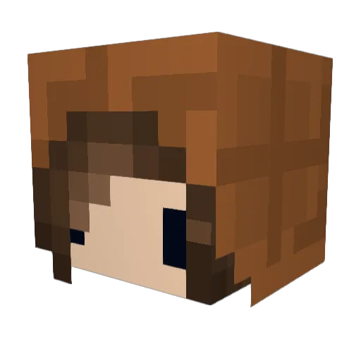 SlimeDo Minecraft avatar head, 3D render