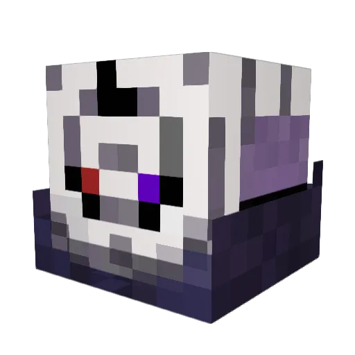 SlimeDuck14 Minecraft avatar head, 3D render