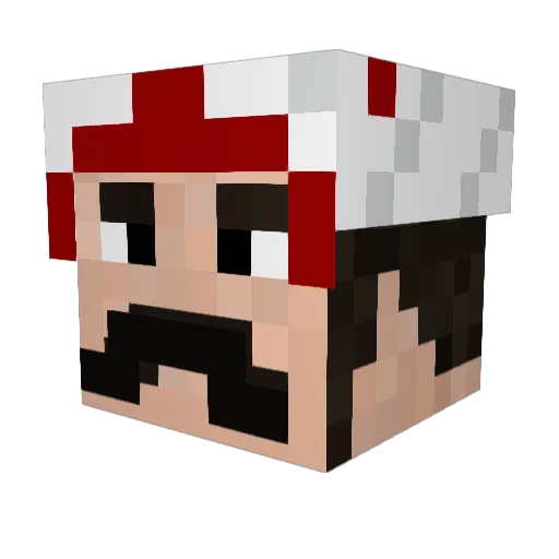 SlimeGuy2011 Minecraft avatar head, 3D render