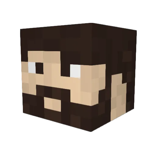 SlimeHeadZ Minecraft avatar head, 3D render