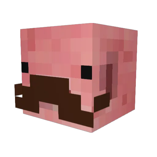 SlimeManCZ Minecraft avatar head, 3D render