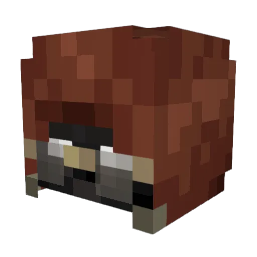SlimeSlabs Minecraft avatar head, 3D render