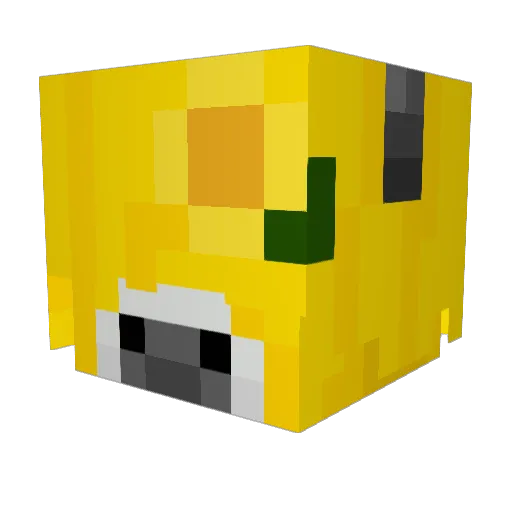Slime_Admin Minecraft avatar head, 3D render