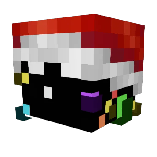 Slime_BoB_ Minecraft avatar head, 3D render
