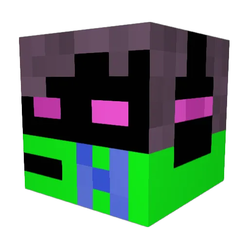 Slime_Lord77 Minecraft avatar head, 3D render