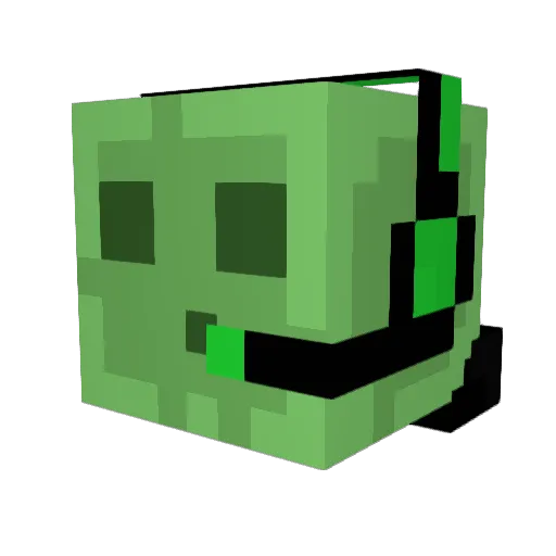 Slime_Marius Minecraft avatar head, 3D render