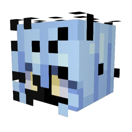 Slime_Slurpy Minecraft avatar head, 3D render