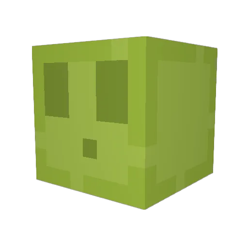 Slime_Walds Minecraft avatar head, 3D render