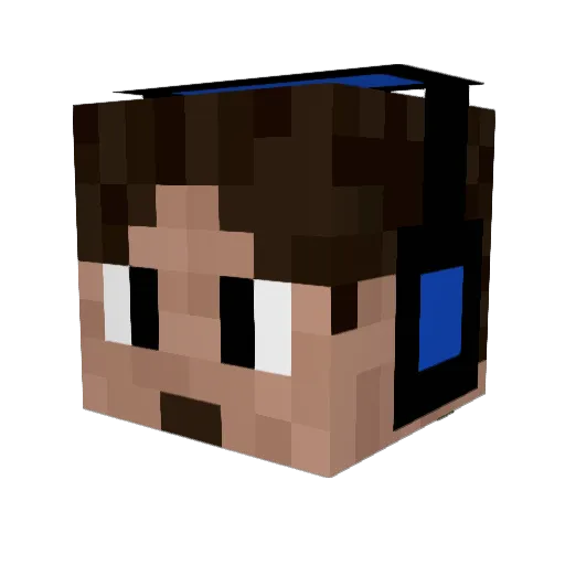 Slime_in_a_suit Minecraft avatar head, 3D render