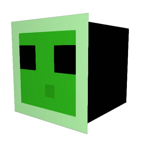 Slime_slave Minecraft avatar head, 3D render