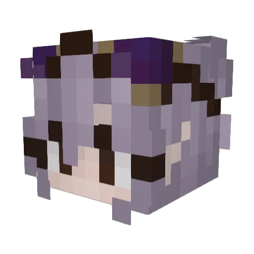 Slimeboyboy Minecraft avatar head, 3D render