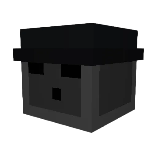 SlimekBeLike Minecraft avatar head, 3D render