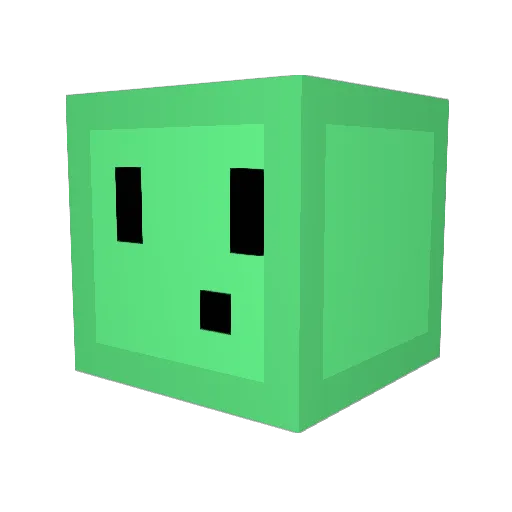 Slimelover26 Minecraft avatar head, 3D render