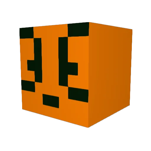 Slimeogaming Minecraft avatar head, 3D render