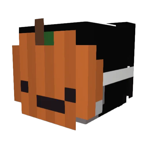 SlimmJim Minecraft avatar head, 3D render