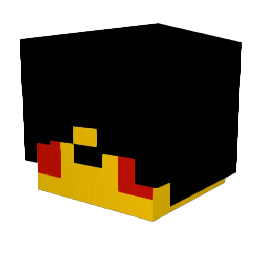 SlimyJacks Minecraft avatar head, 3D render