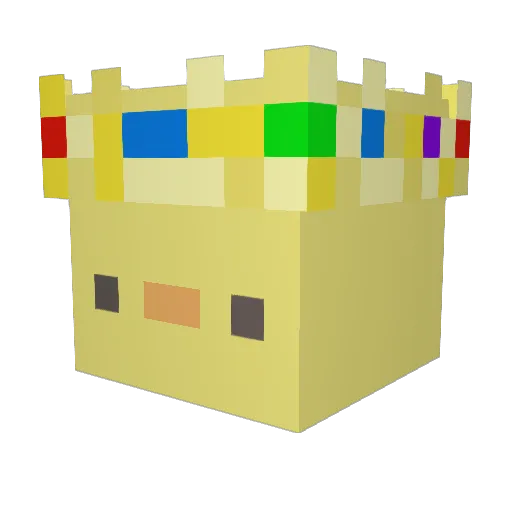 SlimyTurtles1 Minecraft avatar head, 3D render