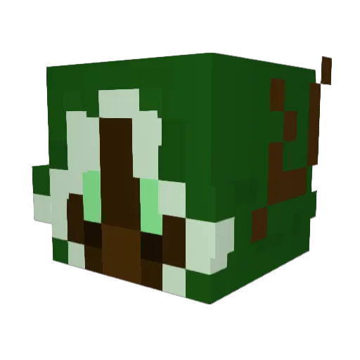 SlingRing Minecraft avatar head, 3D render