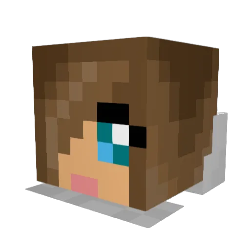 Sling_Shot Minecraft avatar head, 3D render