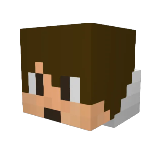 Sling__Shot Minecraft avatar head, 3D render