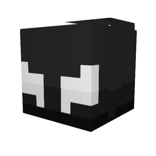 Slinghero Minecraft avatar head, 3D render