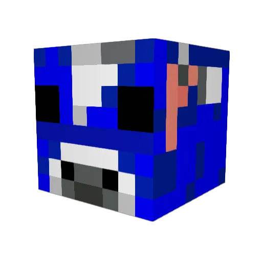 Slingshot120 Minecraft avatar head, 3D render