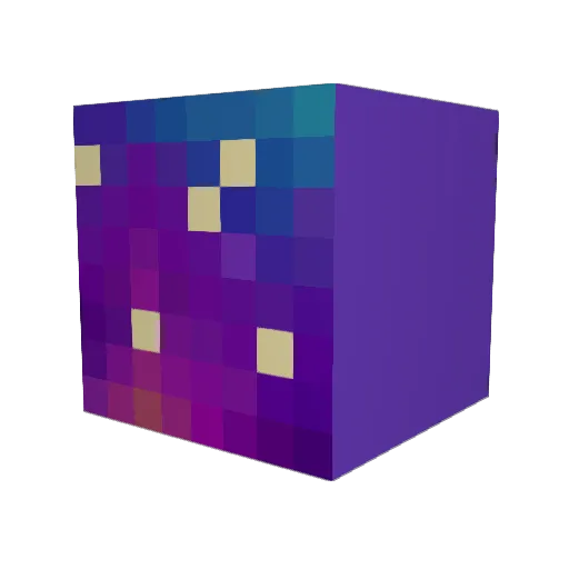 SlinkyAbyss Minecraft avatar head, 3D render
