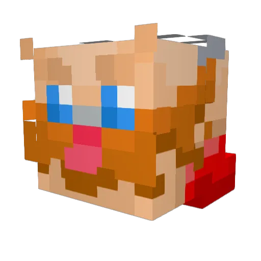 SlinkyArcher657 Minecraft avatar head, 3D render