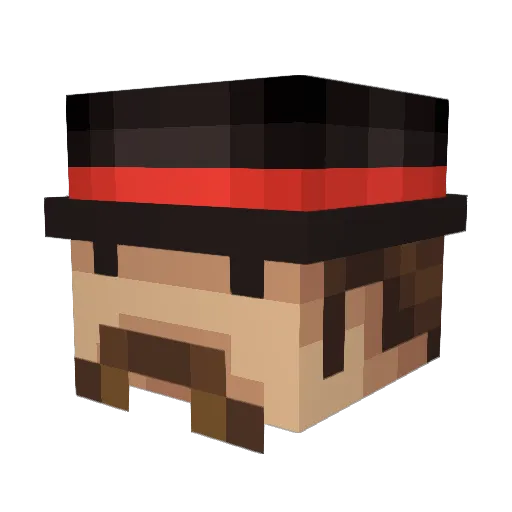 SlinkyBoot78557 Minecraft avatar head, 3D render