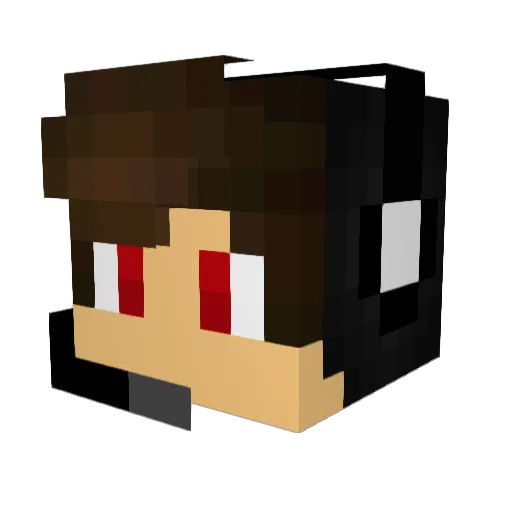 Slinky_Graves Minecraft avatar head, 3D render