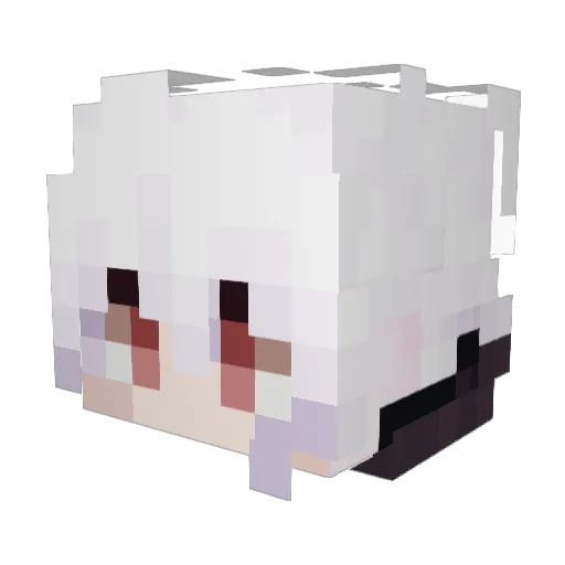 Slipper023 Minecraft avatar head, 3D render