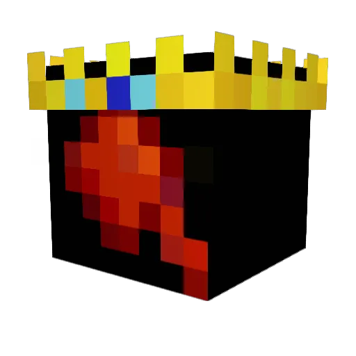SlipperManX Minecraft avatar head, 3D render