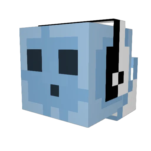 SlipperySlime11 Minecraft avatar head, 3D render