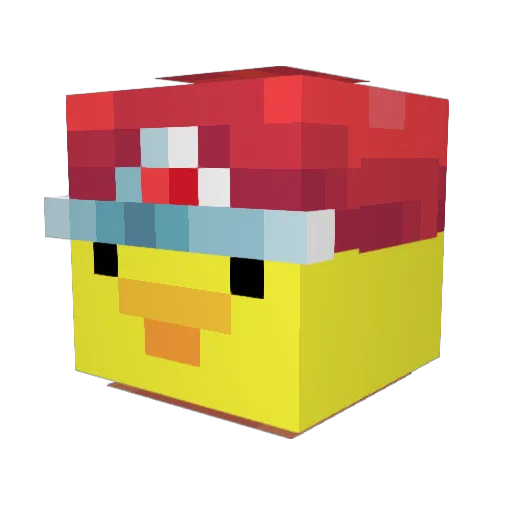 Slippery_Ducky Minecraft avatar head, 3D render