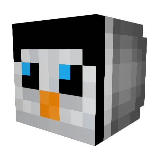 Slipperygoose18 Minecraft avatar head, 3D render