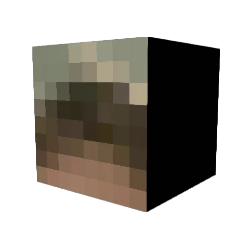 Slippx Minecraft avatar head, 3D render
