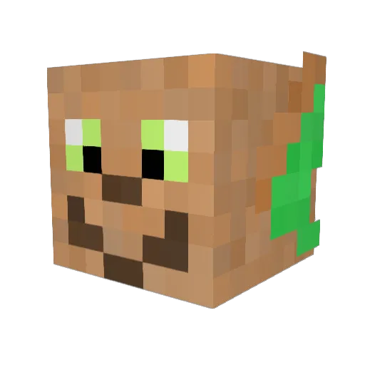 SlippyDrake Minecraft avatar head, 3D render