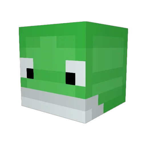 SlippyToadd Minecraft avatar head, 3D render