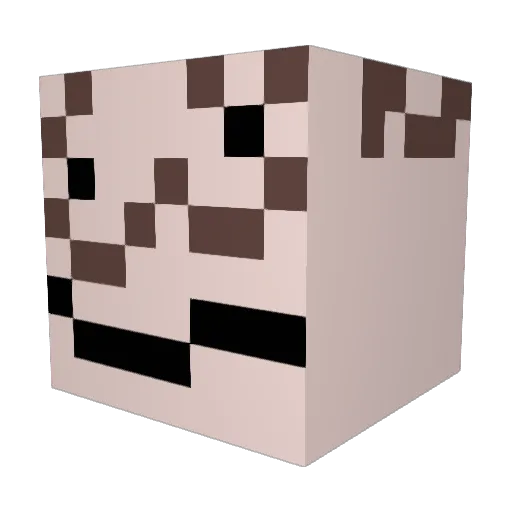 Slipsby Minecraft avatar head, 3D render