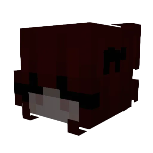 Sliptness Minecraft avatar head, 3D render